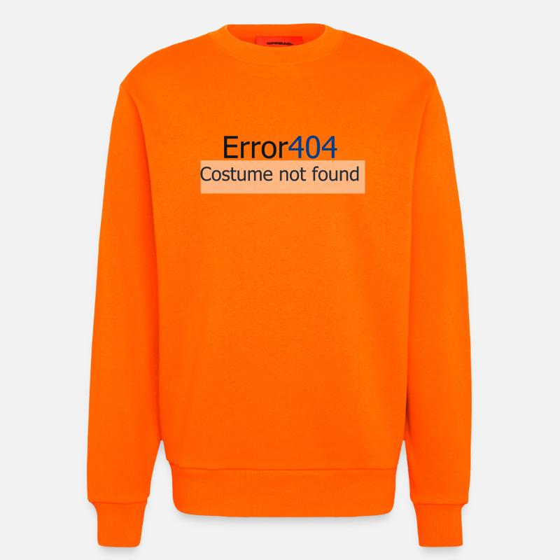 error 404 - Sweatshirt - made by SPREAD  - SUNSET ORANGE
