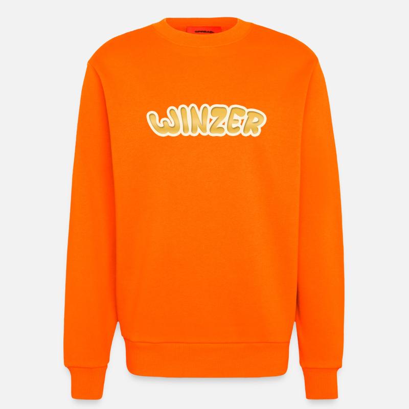 Job Winzer - Sweatshirt - made by SPREAD - SUNSET ORANGE