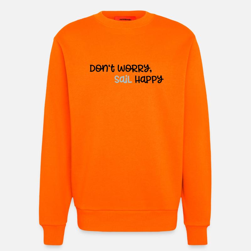 segeln - Sweatshirt - made by SPREAD  - SUNSET ORANGE