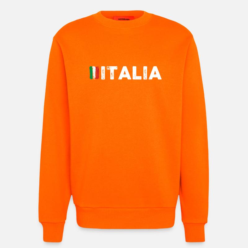 request_image_needed - Sweatshirt - made by SPREAD  - SUNSET ORANGE