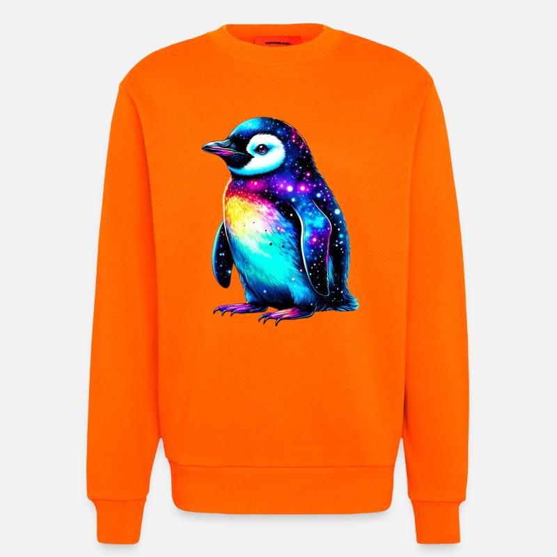 Penguin - Sweatshirt - made by SPREAD - SUNSET ORANGE
