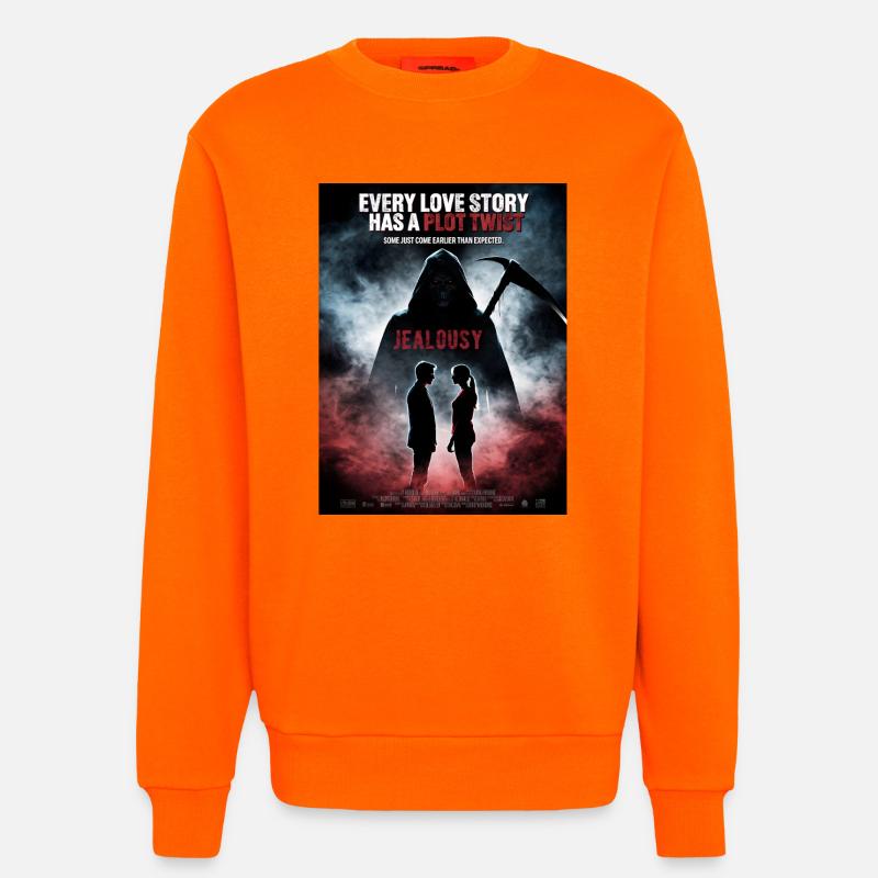 Plot Twist Liebe Eifersucht - Sweatshirt - made by SPREAD  - SUNSET ORANGE