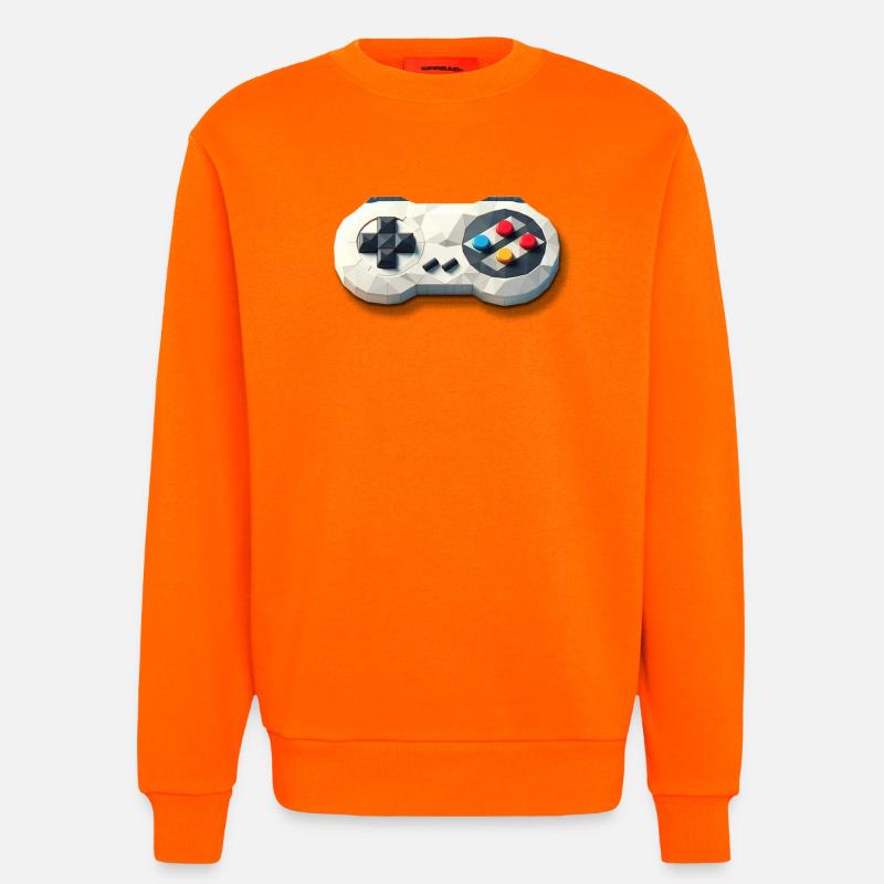 Retro Controller 16 Bit Gaming Nostalgie - Sweatshirt - made by SPREAD  - SUNSET ORANGE