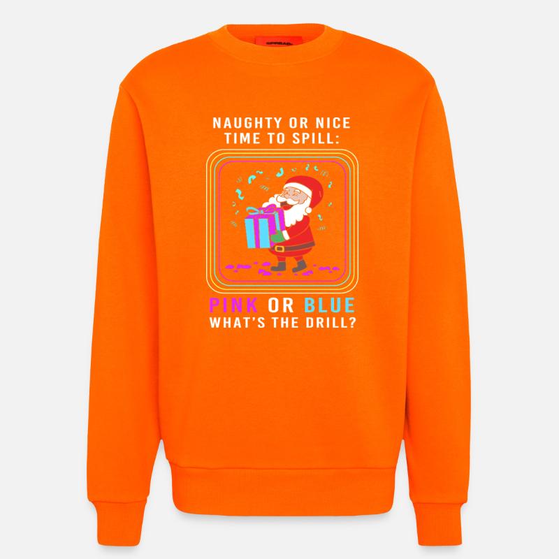 Werdende Mutter Werdende Mama Weihnachten - Sweatshirt - made by SPREAD  - SUNSET ORANGE