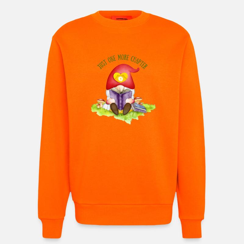 Nur noch ein Kapitel - Sweatshirt - made by SPREAD  - SUNSET ORANGE