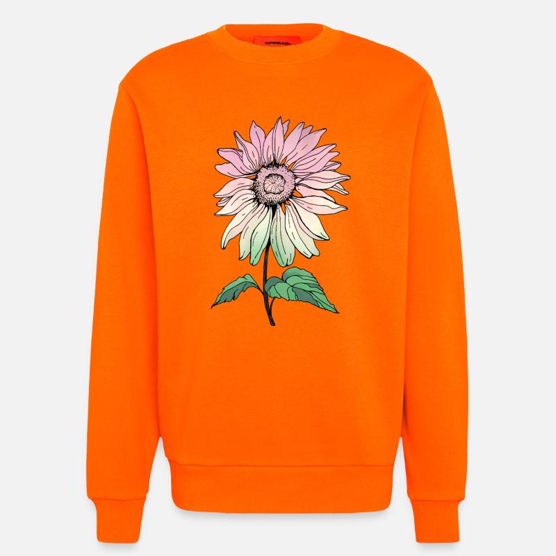 Blume - Sweatshirt - made by SPREAD  - SUNSET ORANGE