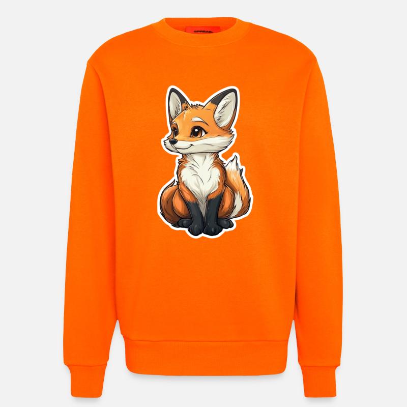 Fuchs - Sweatshirt - made by SPREAD  - SUNSET ORANGE