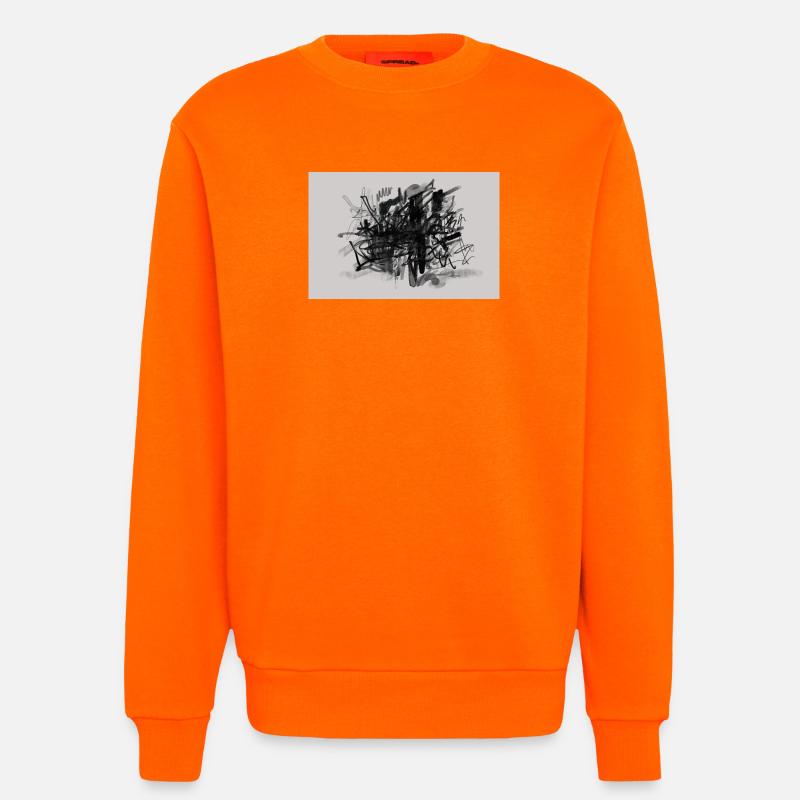 Knoten des Lärms - Sweatshirt - made by SPREAD  - SUNSET ORANGE