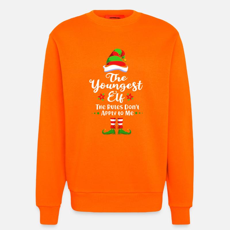 Elfe Elf Weihnachtsgeschenk Sohn Bruder - Sweatshirt - made by SPREAD - SUNSET ORANGE