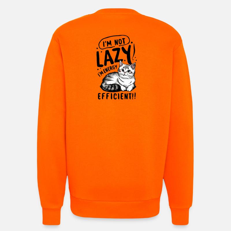Power Saving Mode Persian Cat - Sweatshirt - made by SPREAD  - SUNSET ORANGE