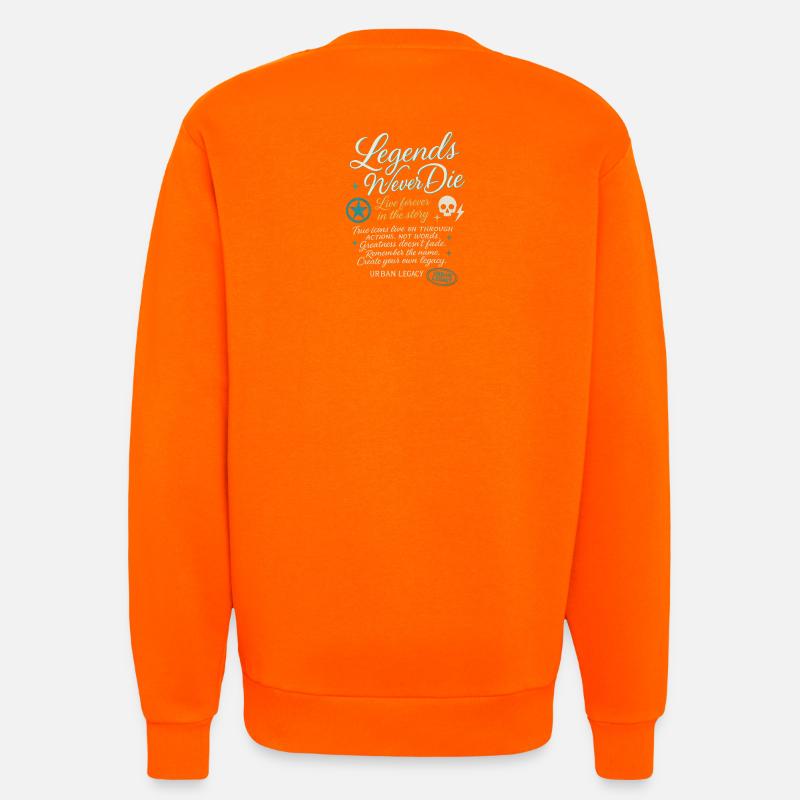 Urban Legacy Spruch Shirt - Sweatshirt - made by SPREAD - SUNSET ORANGE