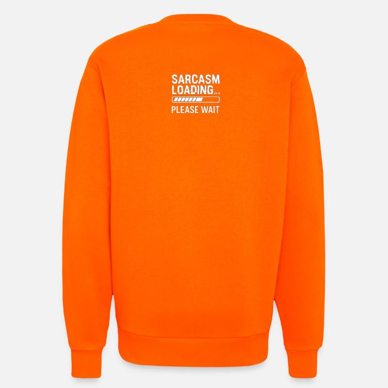 Sarcasm - Sweatshirt - made by SPREAD  - SUNSET ORANGE
