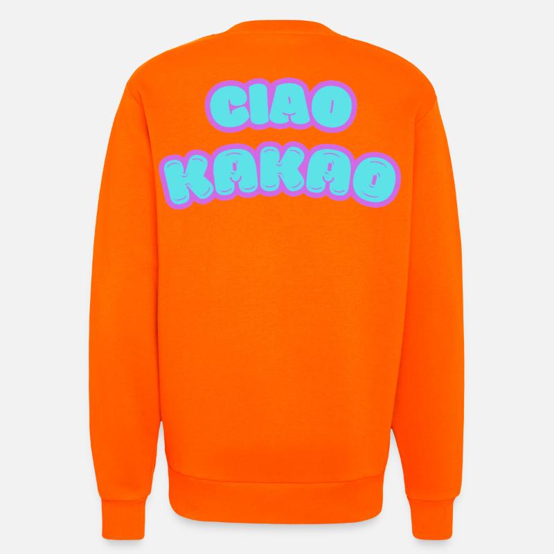 Freches Graffiti-Design mit Pastellfarben - Sweatshirt - made by SPREAD  - SUNSET ORANGE