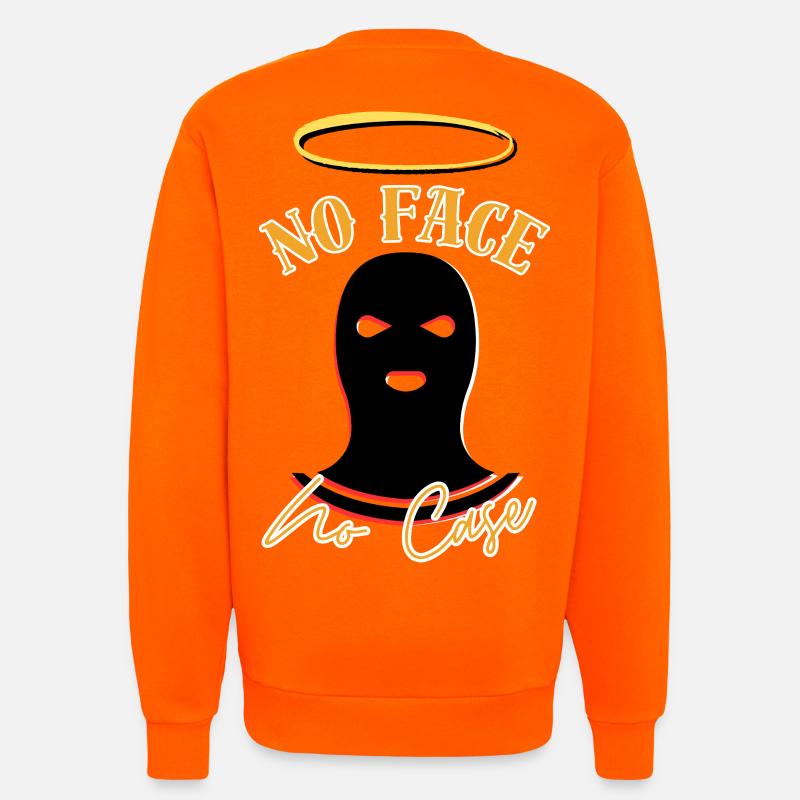No face no case - Sweatshirt - made by SPREAD  - SUNSET ORANGE