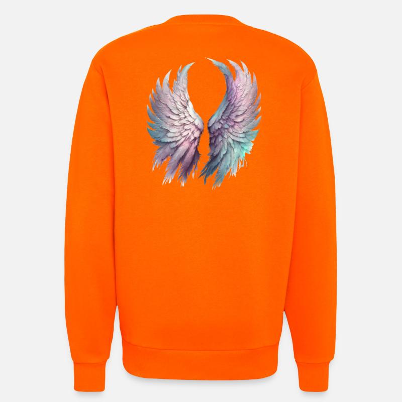 Ätherische Pastellflügel - Sweatshirt - made by SPREAD  - SUNSET ORANGE