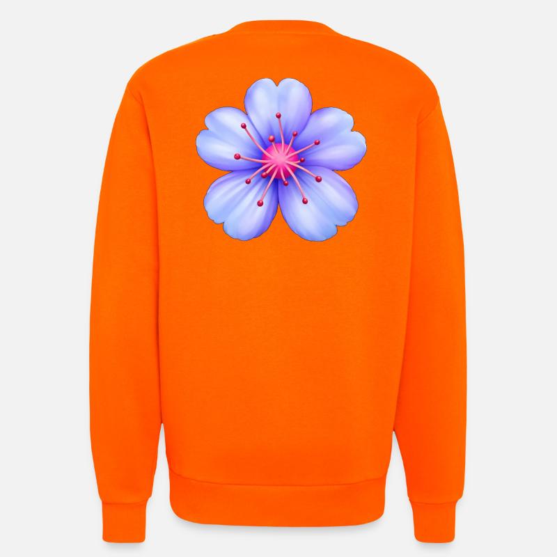 blomma_merch - Sweatshirt - made by SPREAD  - SUNSET ORANGE