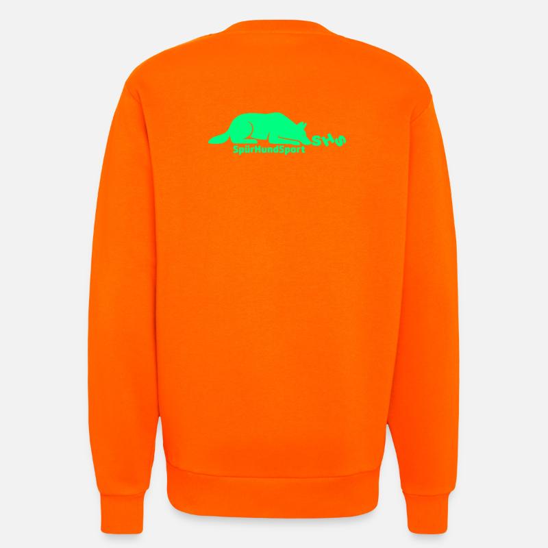 SHS Logo grün - Sweatshirt - made by SPREAD  - SUNSET ORANGE