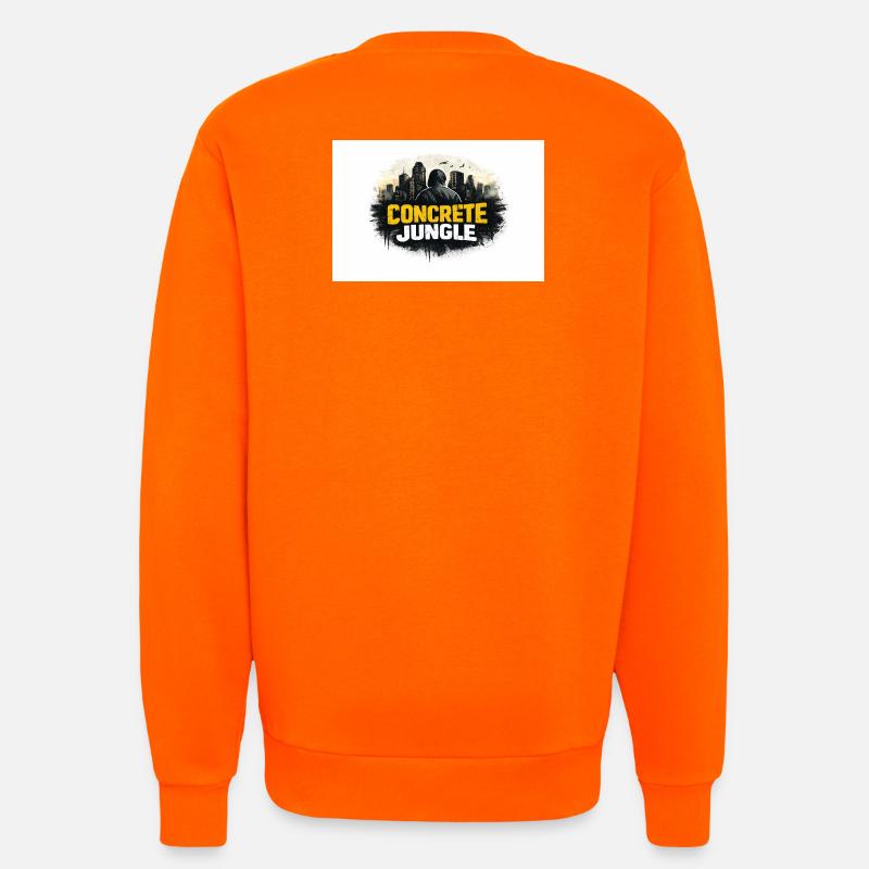 Concrete Jungle Shadow - Sweatshirt - made by SPREAD  - SUNSET ORANGE