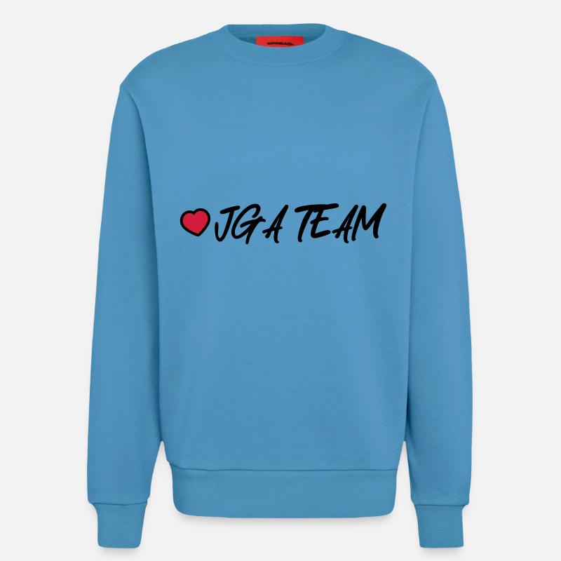 Jga Team Herz Junggesellinnenabschied - Sweatshirt - made by SPREAD  -  Sol Blue