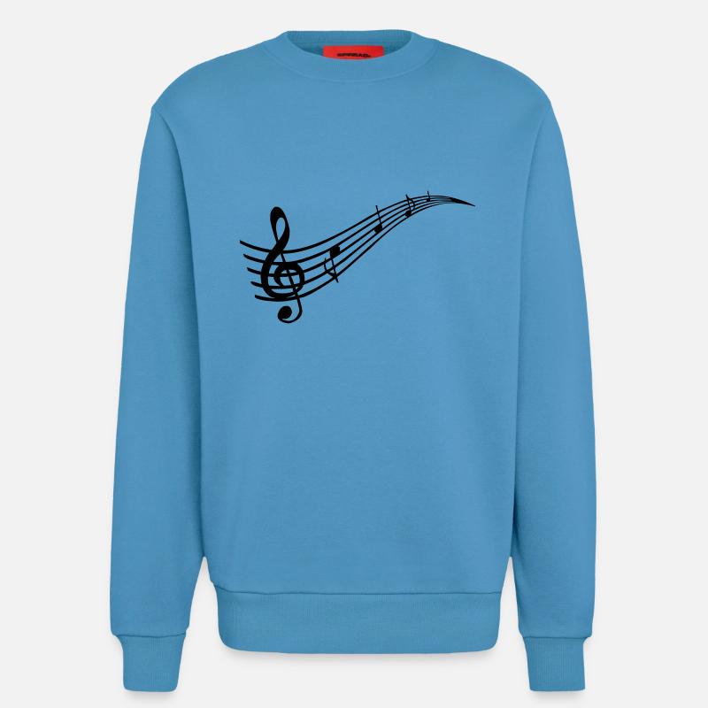 Notation - Sweatshirt - made by SPREAD  -  Sol Blue