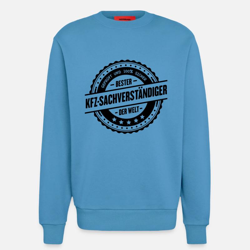 KFZ-Sachverständiger - Sweatshirt - made by SPREAD  -  Sol Blue