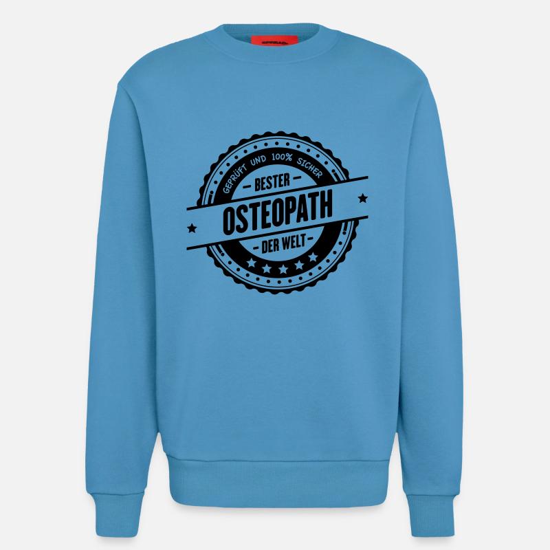 Bester Osteopath - Sweatshirt - made by SPREAD  -  Sol Blue