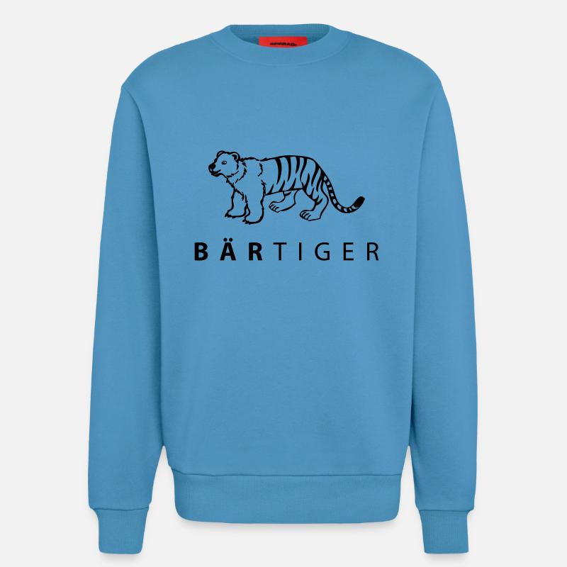 bärtiger - Sweatshirt - made by SPREAD  -  Sol Blue