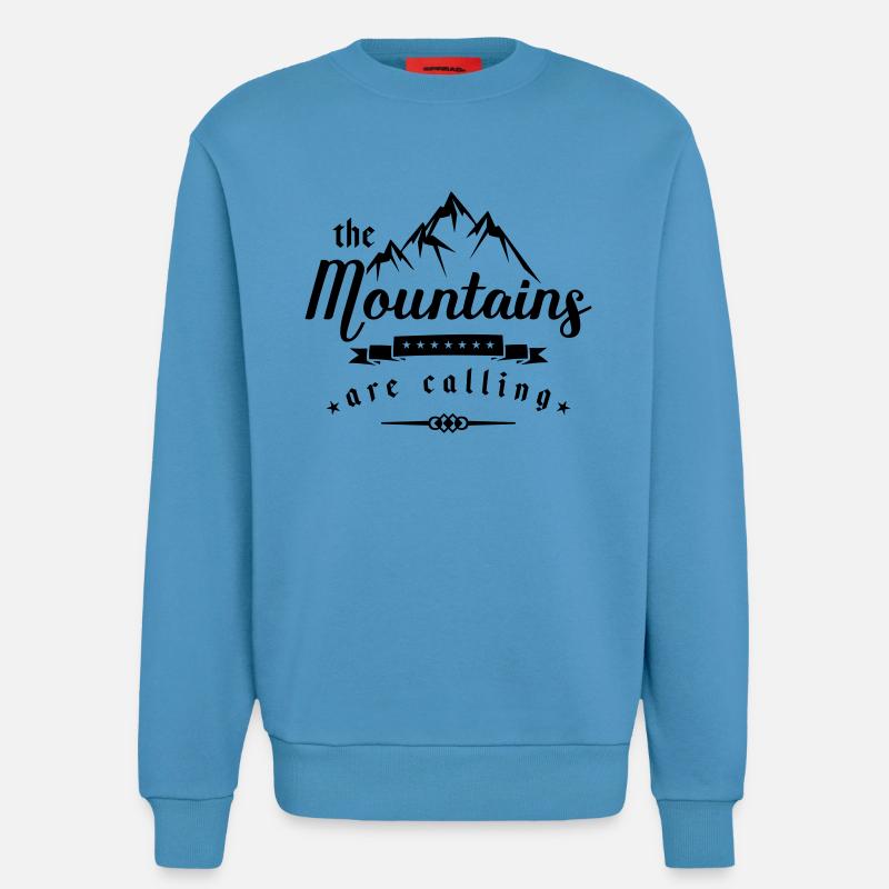 mountains are calling design - Sweatshirt - made by SPREAD  -  Sol Blue