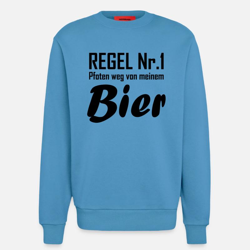 Regel Nr 1 bier - Sweatshirt - made by SPREAD  -  Sol Blue