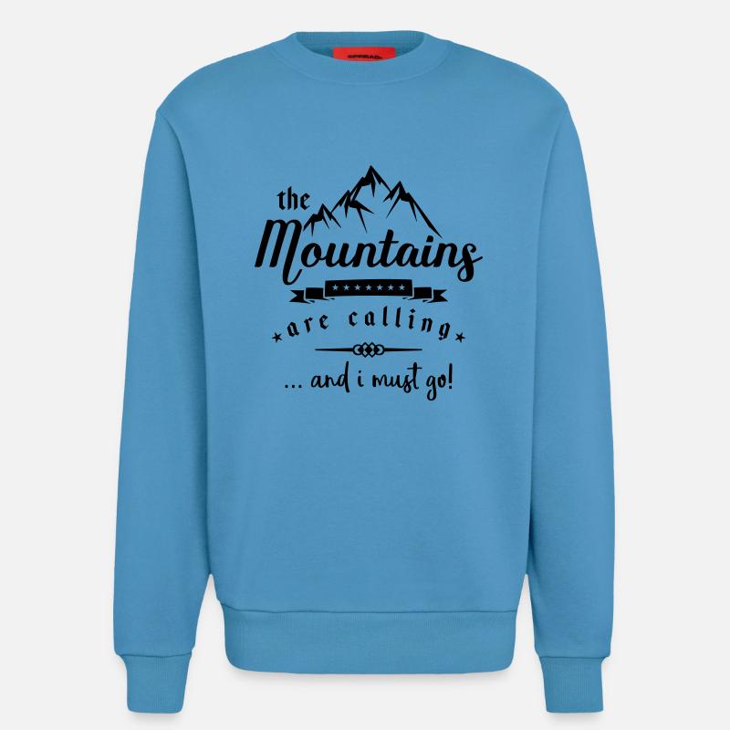 mountains are calling - Sweatshirt - made by SPREAD  -  Sol Blue