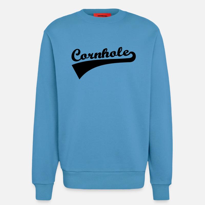 Cornhole - Sweatshirt - made by SPREAD  -  Sol Blue