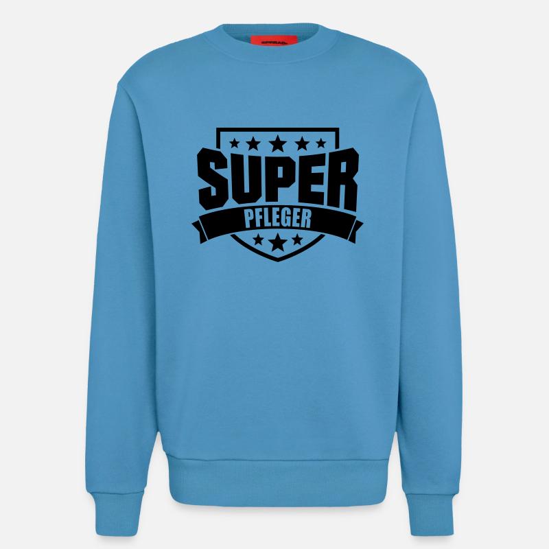 Super Pfleger - Sweatshirt - made by SPREAD  -  Sol Blue