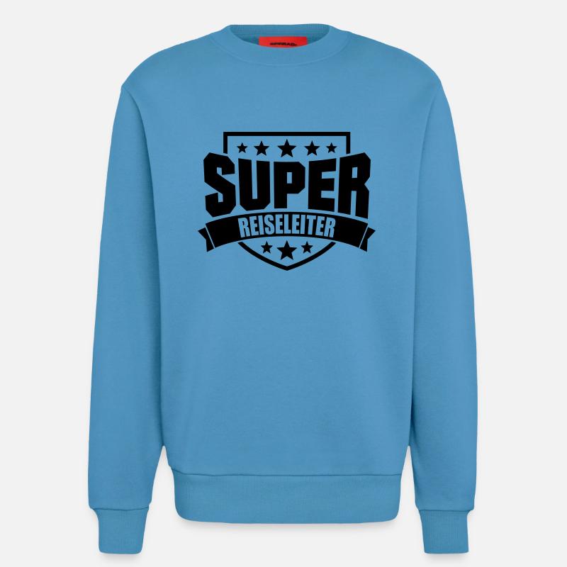 Super Reiseleiter - Sweatshirt - made by SPREAD  -  Sol Blue