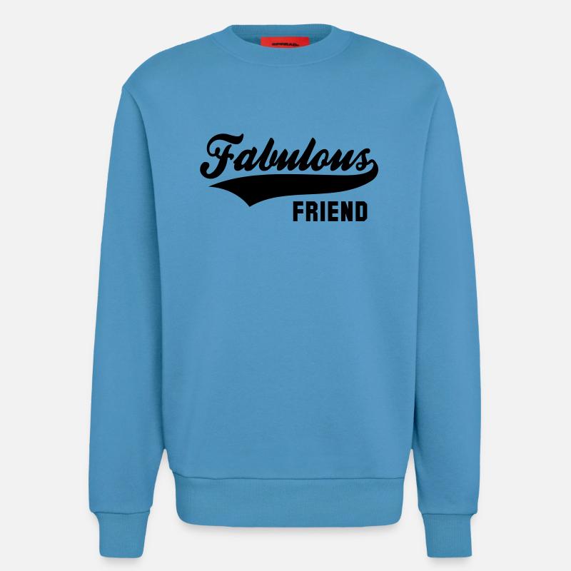 Fabulous FRIEND - Sweatshirt - made by SPREAD  -  Sol Blue
