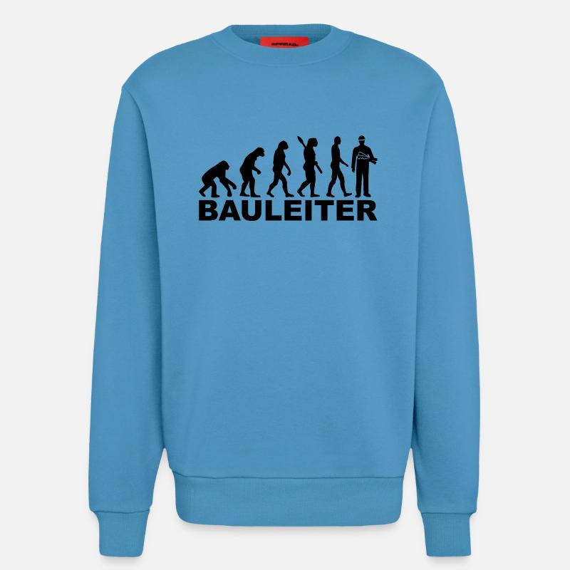 Bauleiter - Sweatshirt - made by SPREAD  -  Sol Blue