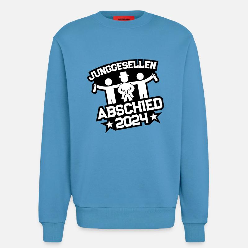 Junggesellenabschied 2024 - Sweatshirt - made by SPREAD - Sol Blue