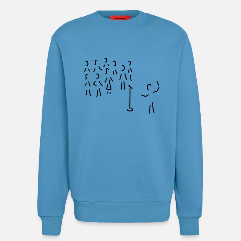 chor-gesang mit dirigent - Sweatshirt - made by SPREAD  -  Sol Blue