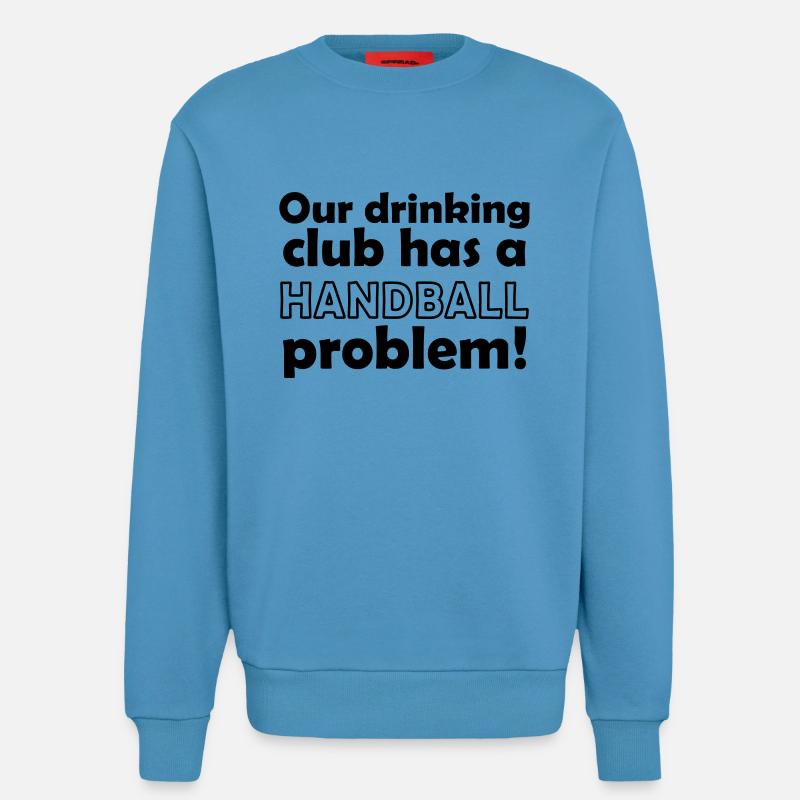 handball problem - Sweatshirt - made by SPREAD  -  Sol Blue