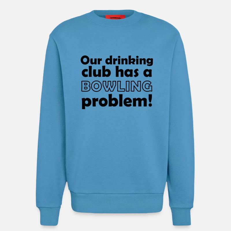 bowling problem - Sweatshirt - made by SPREAD  -  Sol Blue