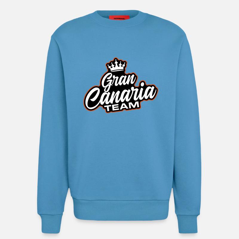 L’équipe de Gran Canaria - Sweat bio décontracté fabriqué en UE -  Sol Blue