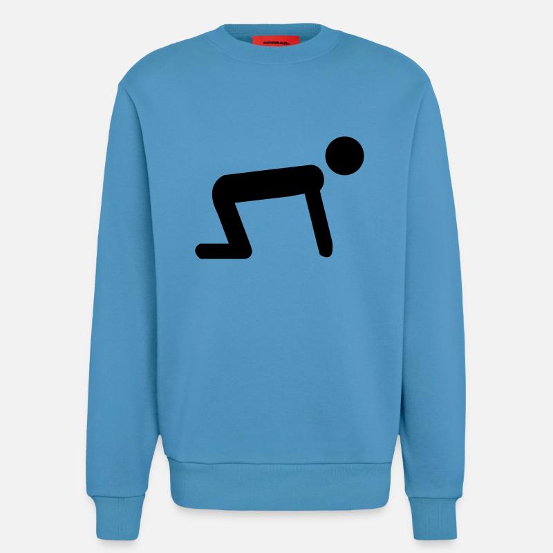mann - Sweatshirt - made by SPREAD  -  Sol Blue