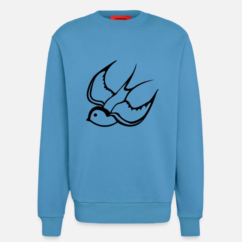 swallow - Sweat bio décontracté fabriqué en UE - Sol Blue
