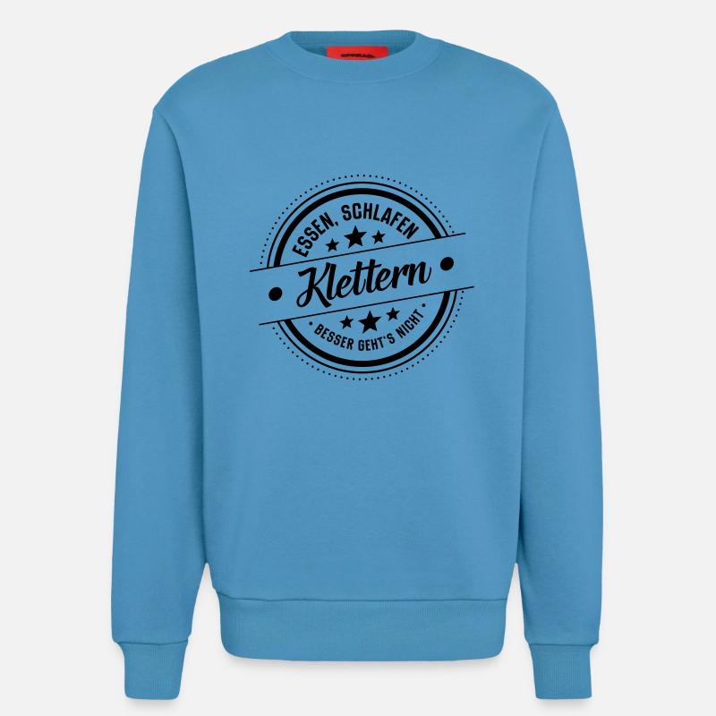 Klettern - Sweatshirt - made by SPREAD  -  Sol Blue