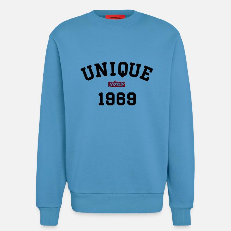 Unique Since 1969 - Sweatshirt - made by SPREAD  -  Sol Blue