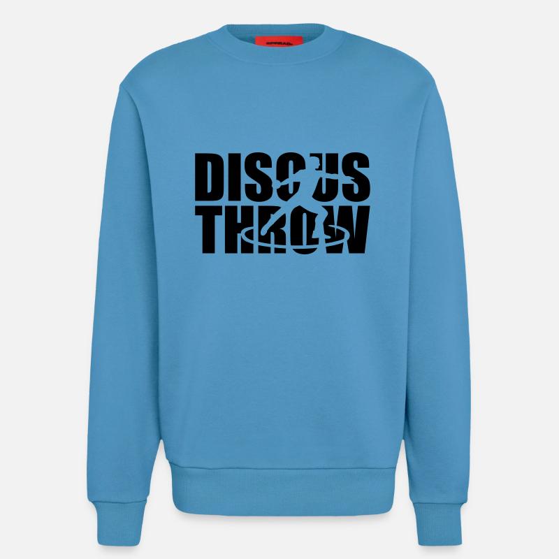 Diskuswurf - Sweatshirt - made by SPREAD  -  Sol Blue