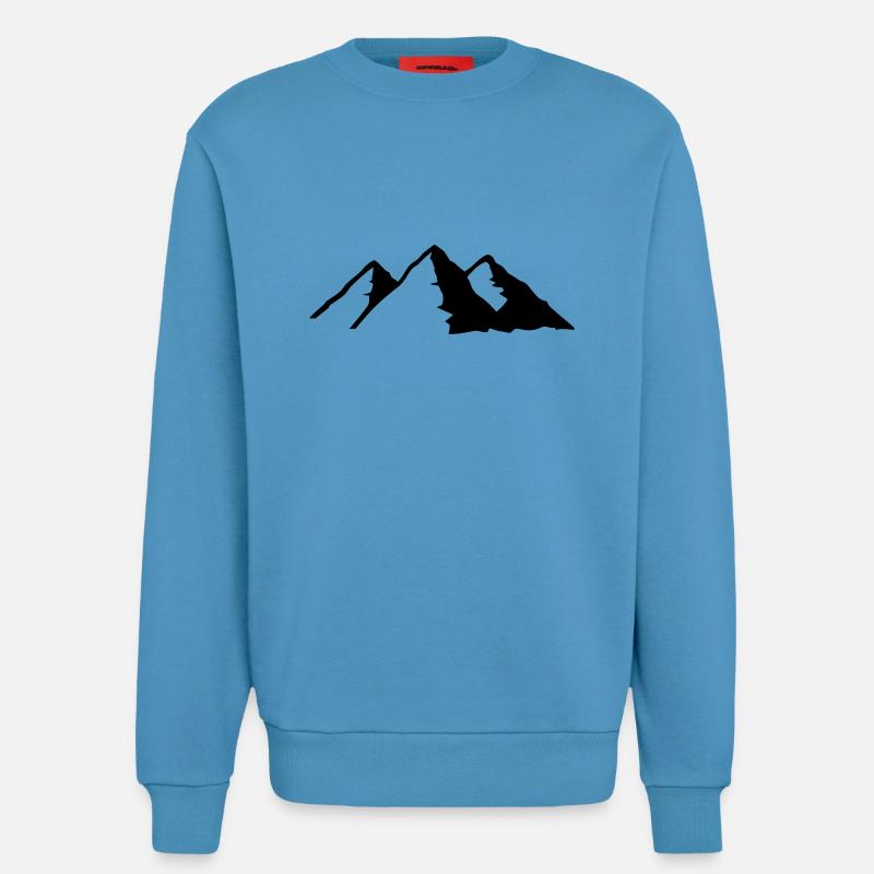 mountain - Sweatshirt - made by SPREAD  -  Sol Blue