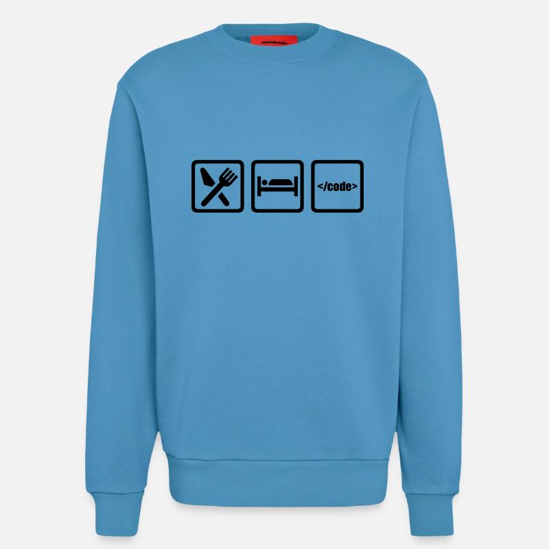 Programmierer - Sweatshirt - made by SPREAD  -  Sol Blue