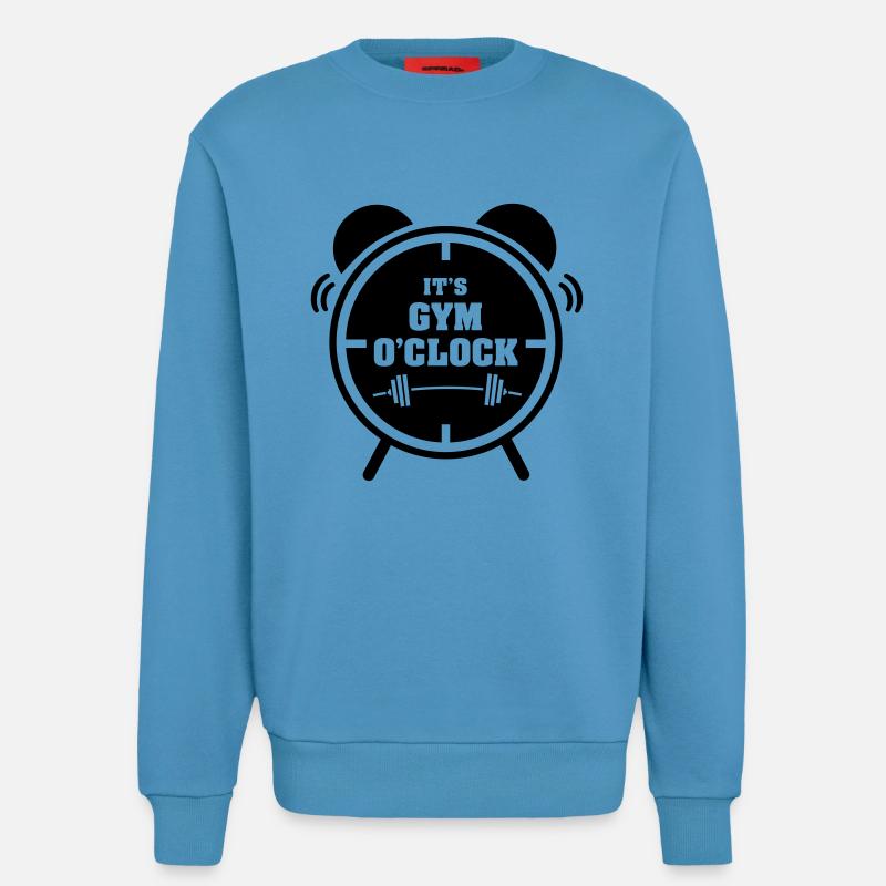 It's Gym O'Clock - Sweat bio décontracté fabriqué en UE - Sol Blue