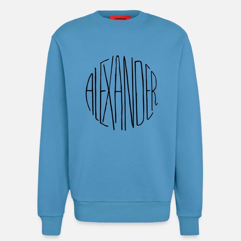 Alexander Geschenk - Sweatshirt - made by SPREAD  -  Sol Blue