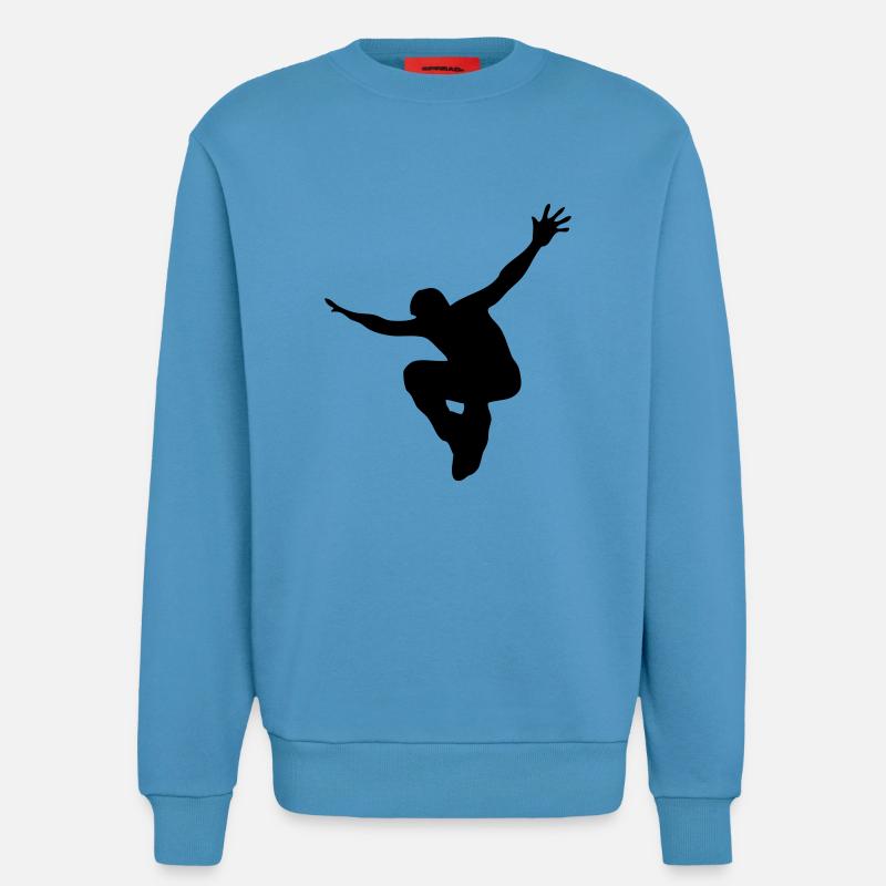 Jump! - Sweatshirt - made by SPREAD  -  Sol Blue